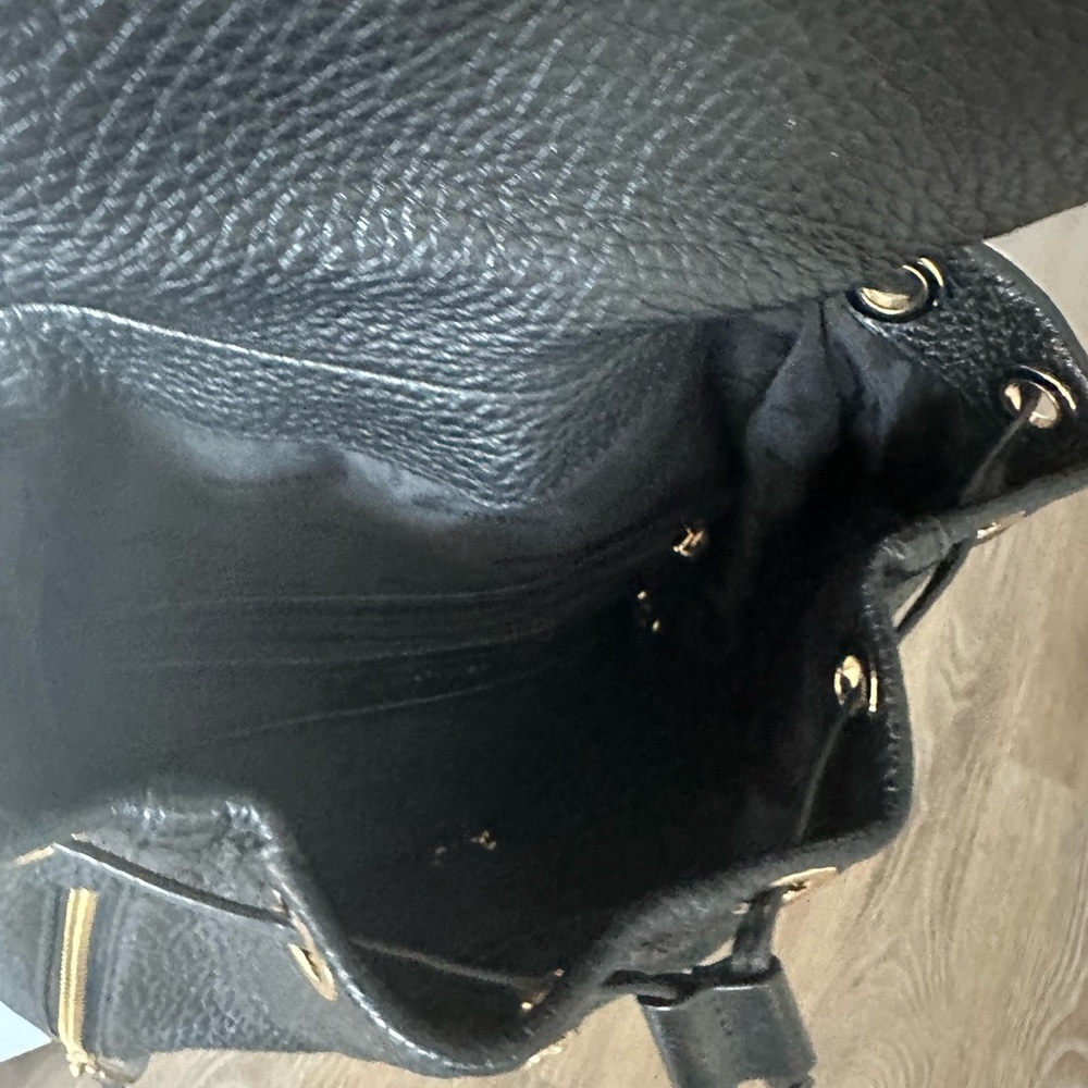 Michael Kors Textured Black Backpack and bag - Picture 4 of 6
